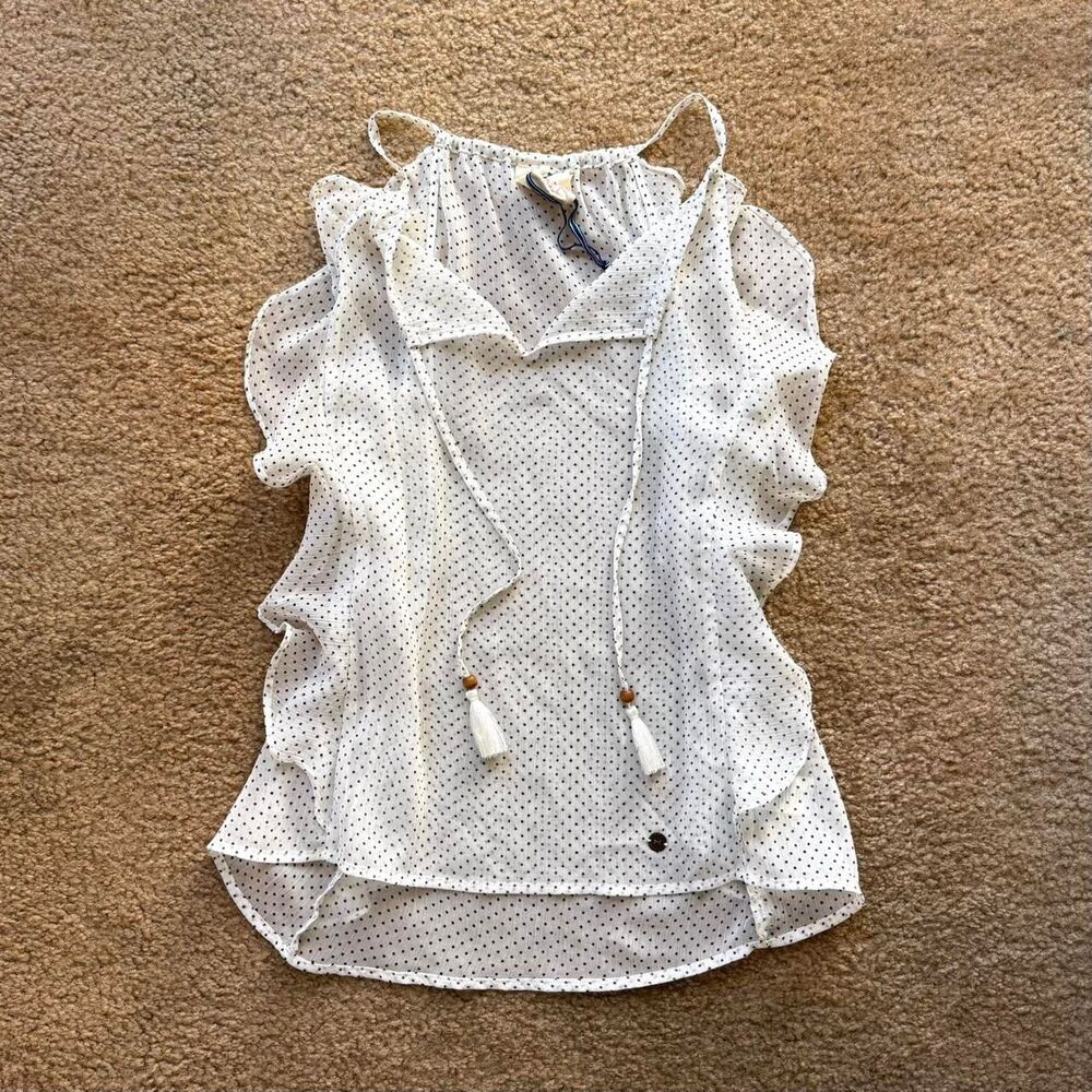 Tommy-hilfiger Women's White and Black Blouse